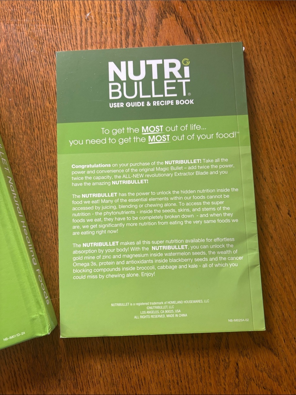 NutriBullet Recipe & Guide Book Set - Picture 4 of 11